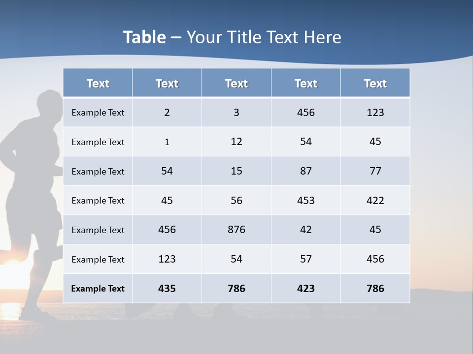 Young Red Sunrise PowerPoint Template