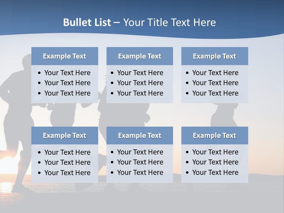 Young Red Sunrise PowerPoint Template