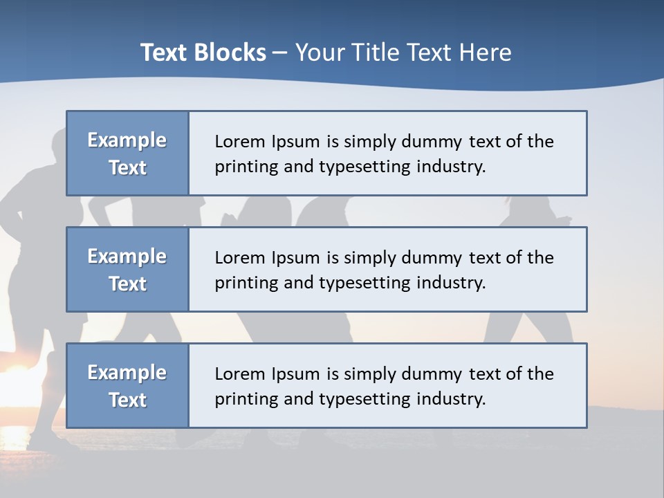 Young Red Sunrise PowerPoint Template