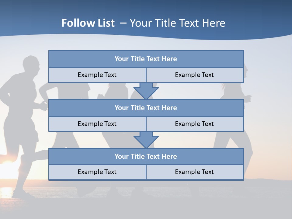 Young Red Sunrise PowerPoint Template