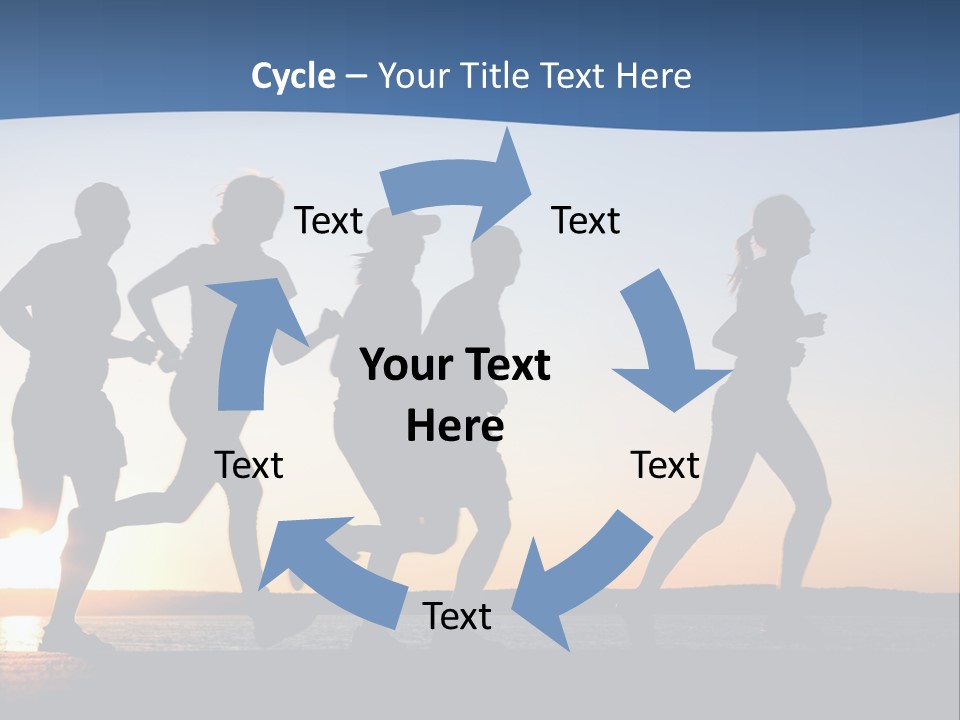 Young Red Sunrise PowerPoint Template