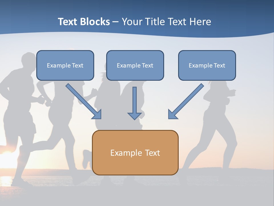 Young Red Sunrise PowerPoint Template