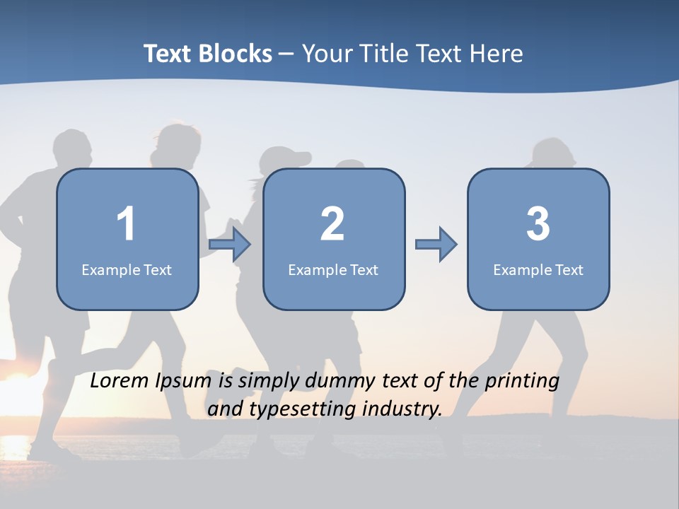 Young Red Sunrise PowerPoint Template