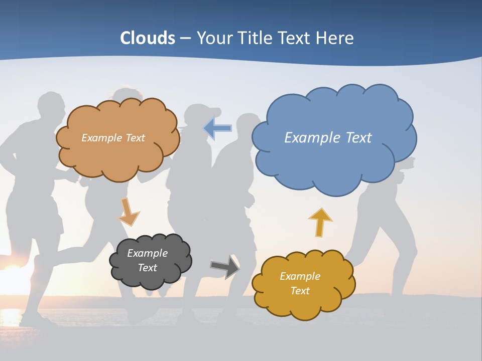 Young Red Sunrise PowerPoint Template