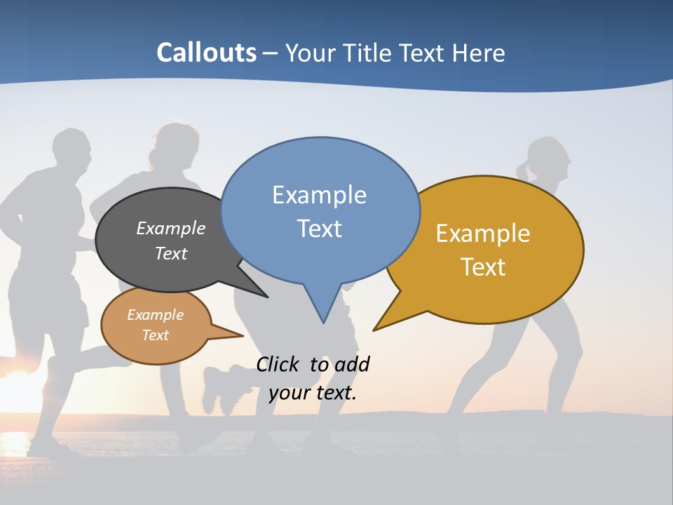 Young Red Sunrise PowerPoint Template