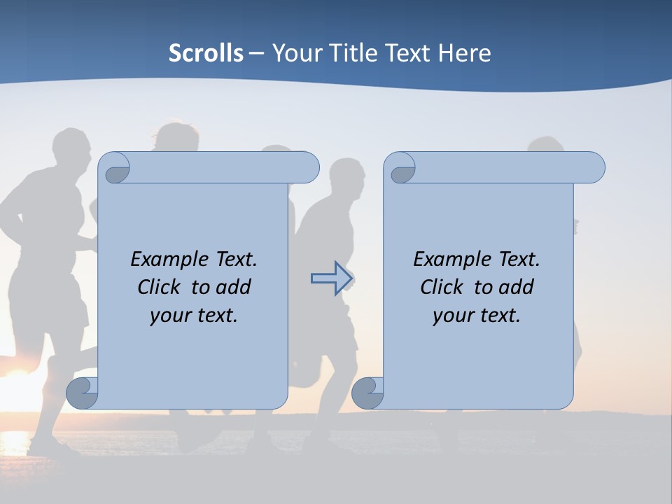 Young Red Sunrise PowerPoint Template