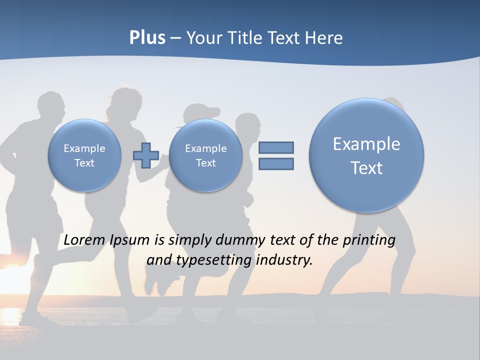 Young Red Sunrise PowerPoint Template