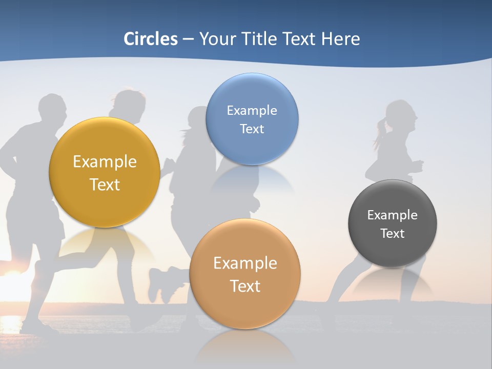 Young Red Sunrise PowerPoint Template