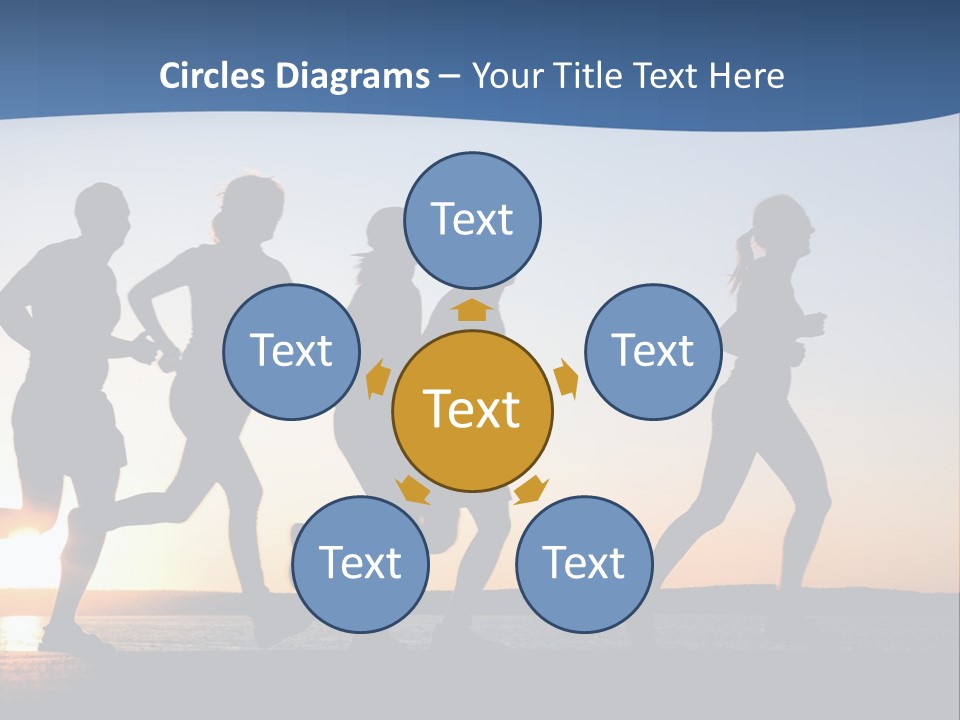 Young Red Sunrise PowerPoint Template