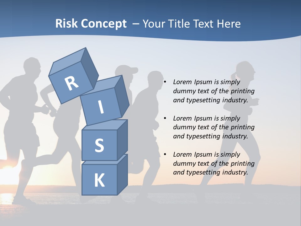 Young Red Sunrise PowerPoint Template