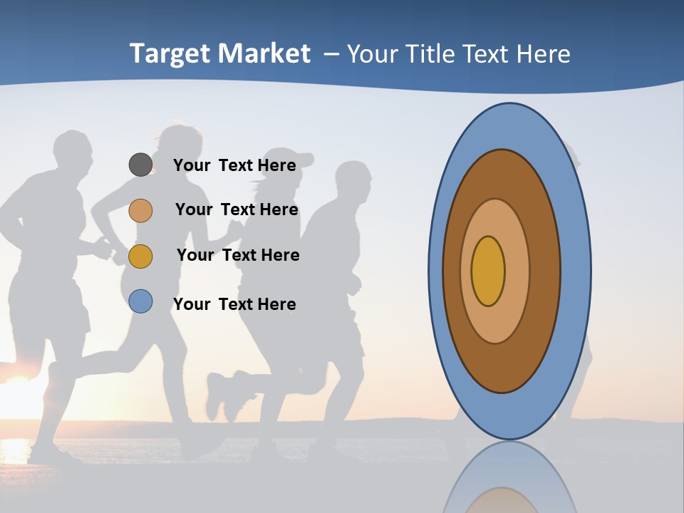 Young Red Sunrise PowerPoint Template