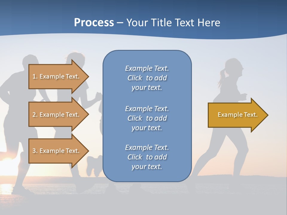 Young Red Sunrise PowerPoint Template