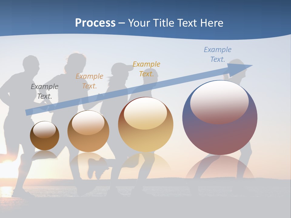 Young Red Sunrise PowerPoint Template