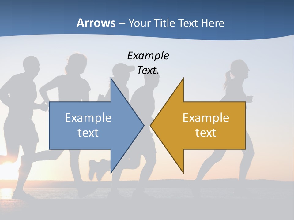 Young Red Sunrise PowerPoint Template