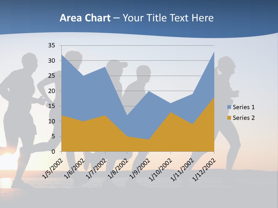 Young Red Sunrise PowerPoint Template
