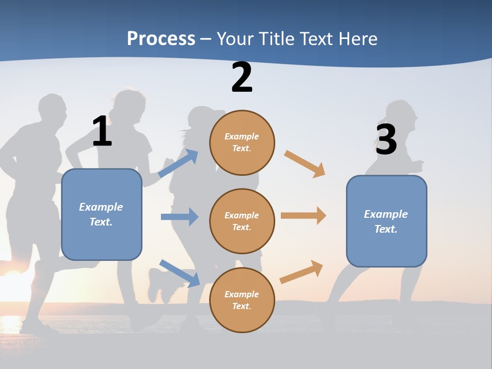 Young Red Sunrise PowerPoint Template