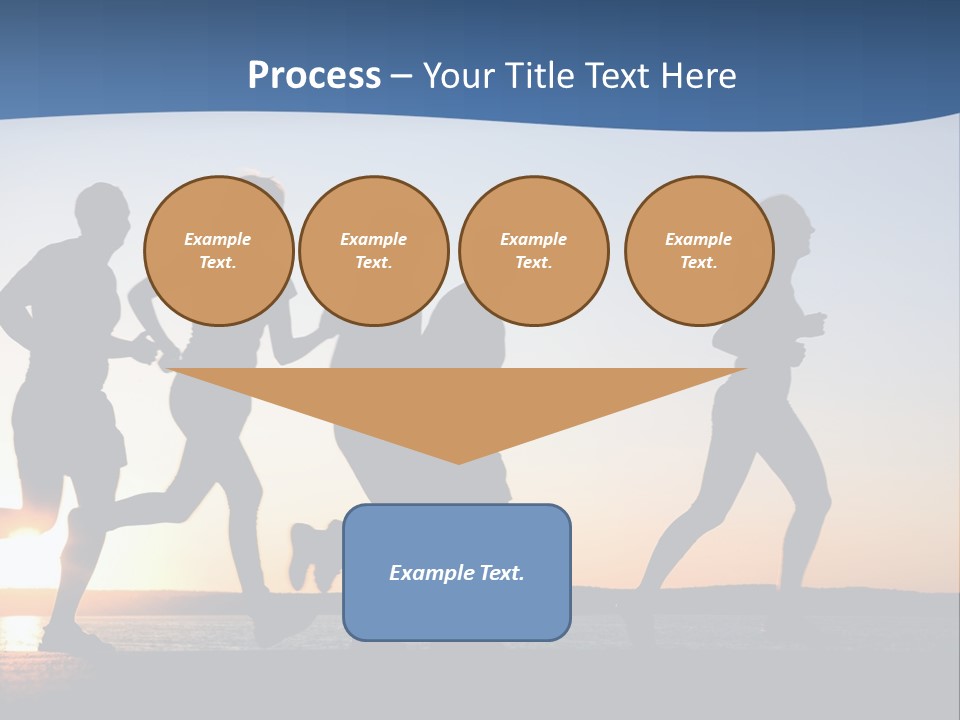 Young Red Sunrise PowerPoint Template