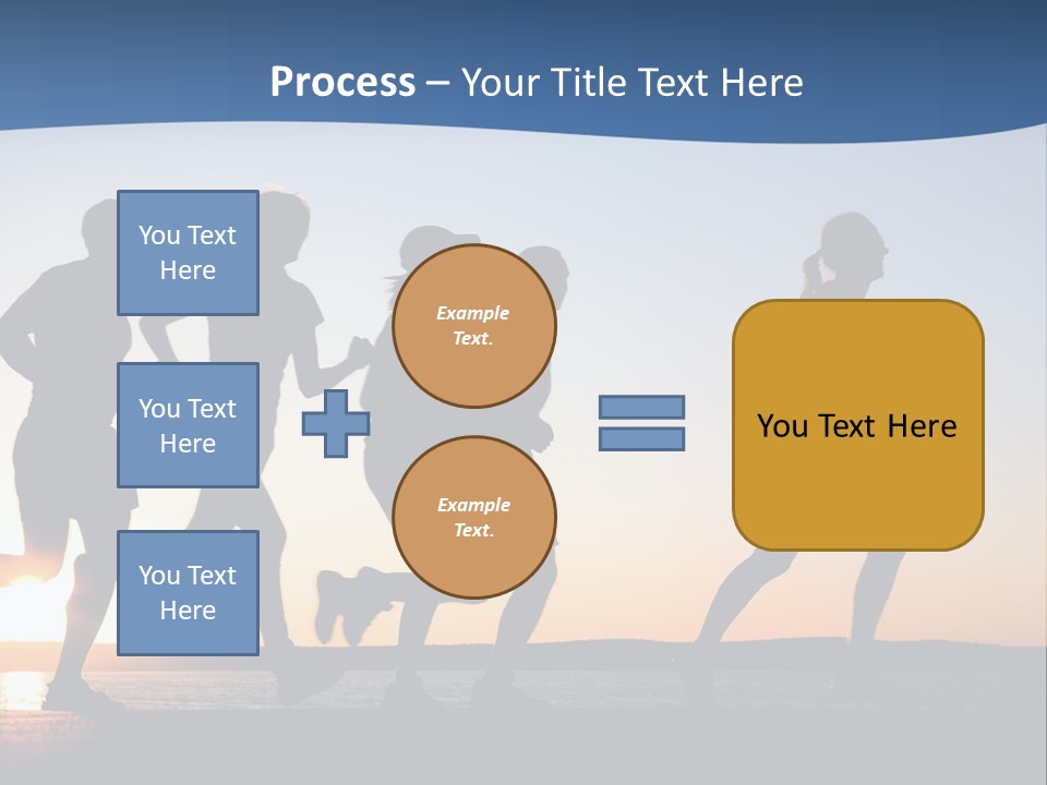Young Red Sunrise PowerPoint Template