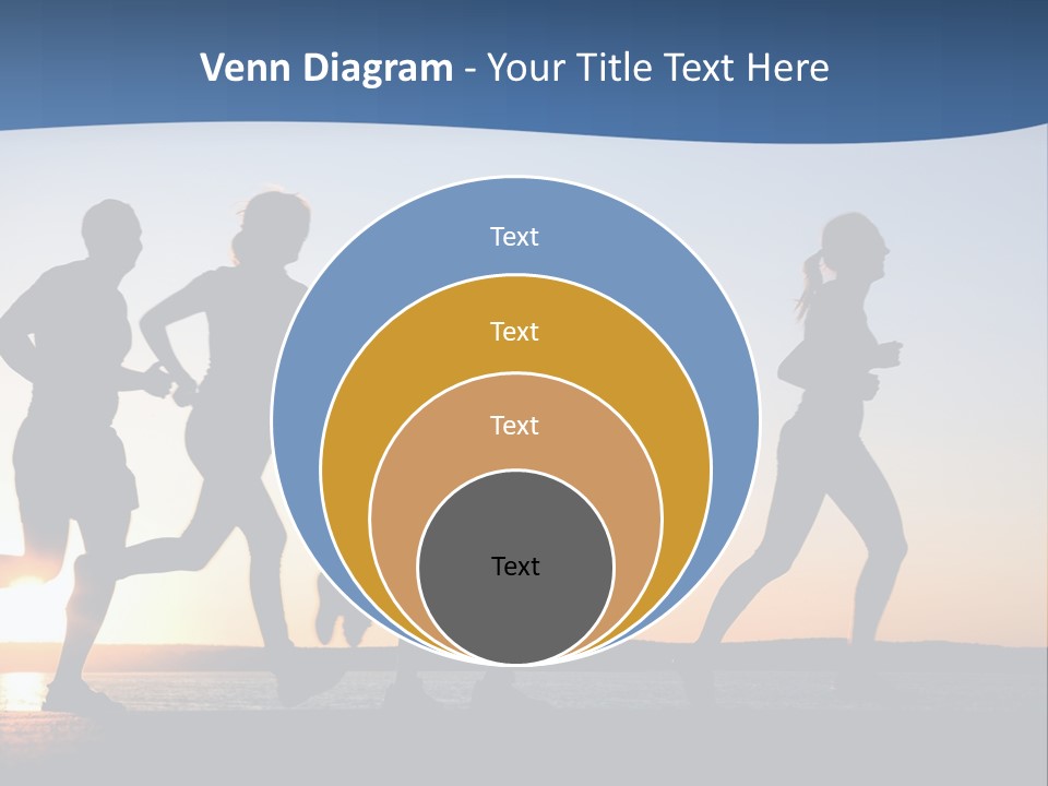 Young Red Sunrise PowerPoint Template