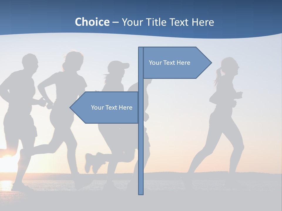 Young Red Sunrise PowerPoint Template