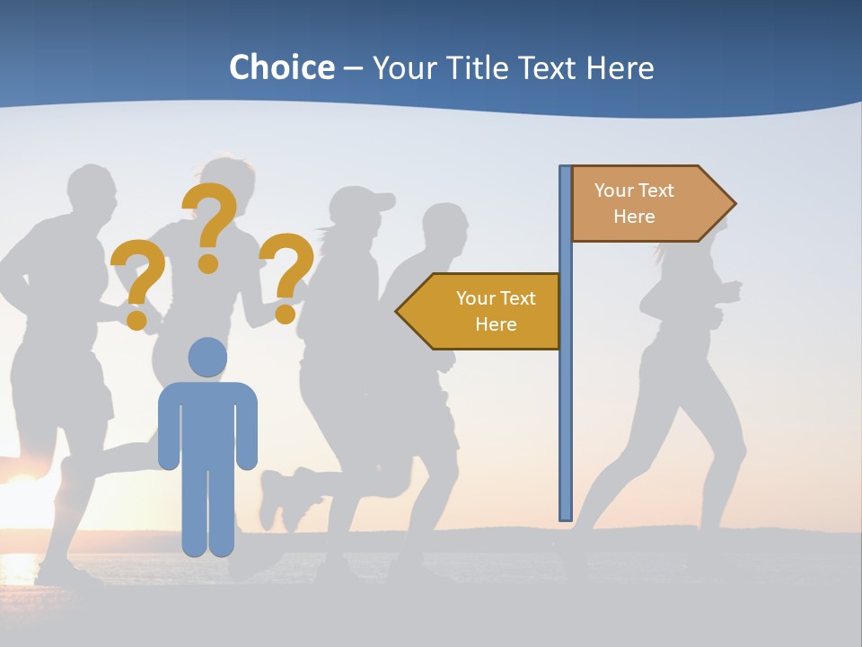 Young Red Sunrise PowerPoint Template