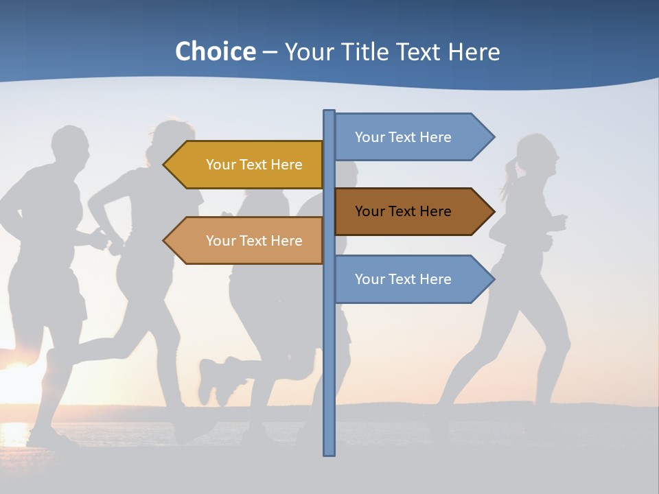 Young Red Sunrise PowerPoint Template