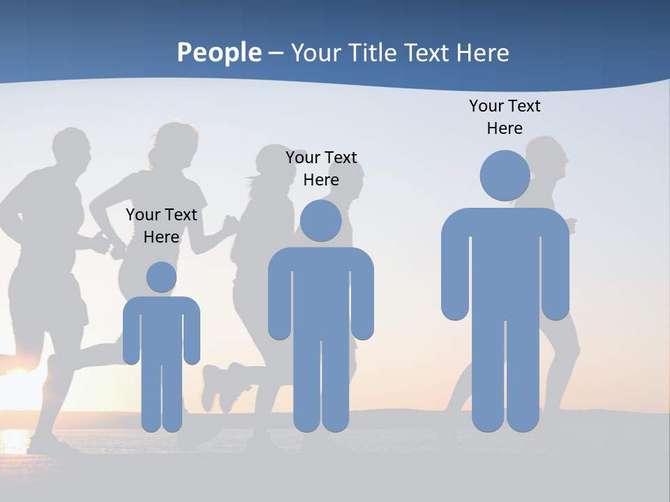 Young Red Sunrise PowerPoint Template