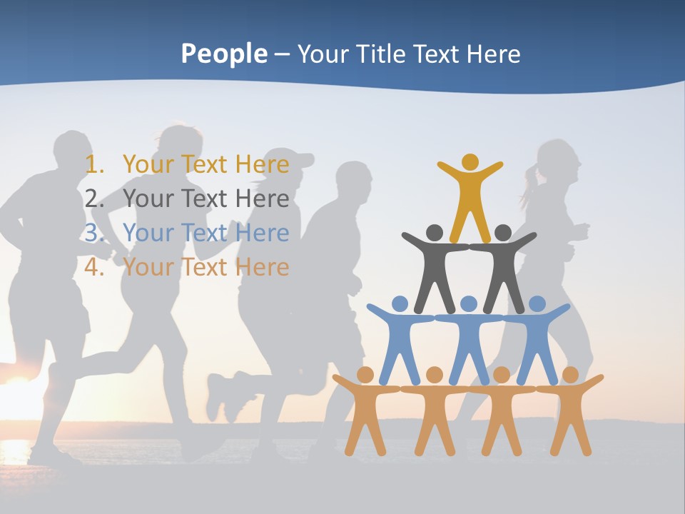 Young Red Sunrise PowerPoint Template