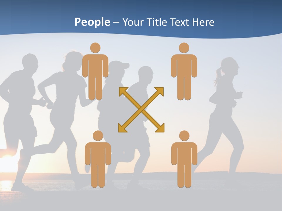 Young Red Sunrise PowerPoint Template