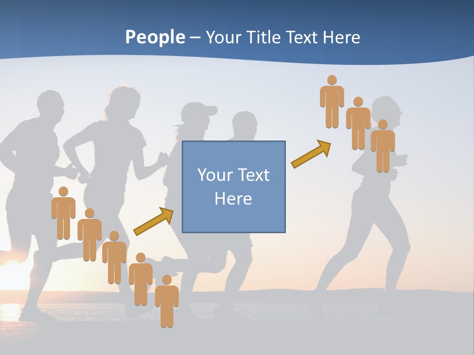 Young Red Sunrise PowerPoint Template