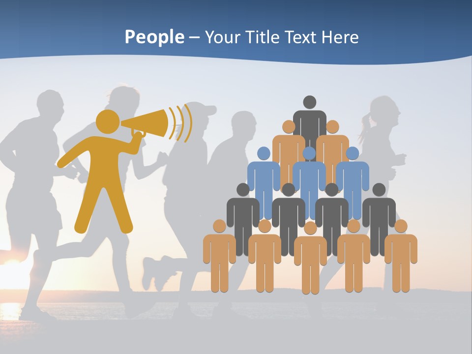 Young Red Sunrise PowerPoint Template