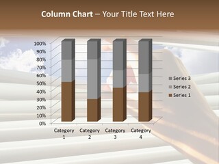 Jalousie Striped Cloud PowerPoint Template