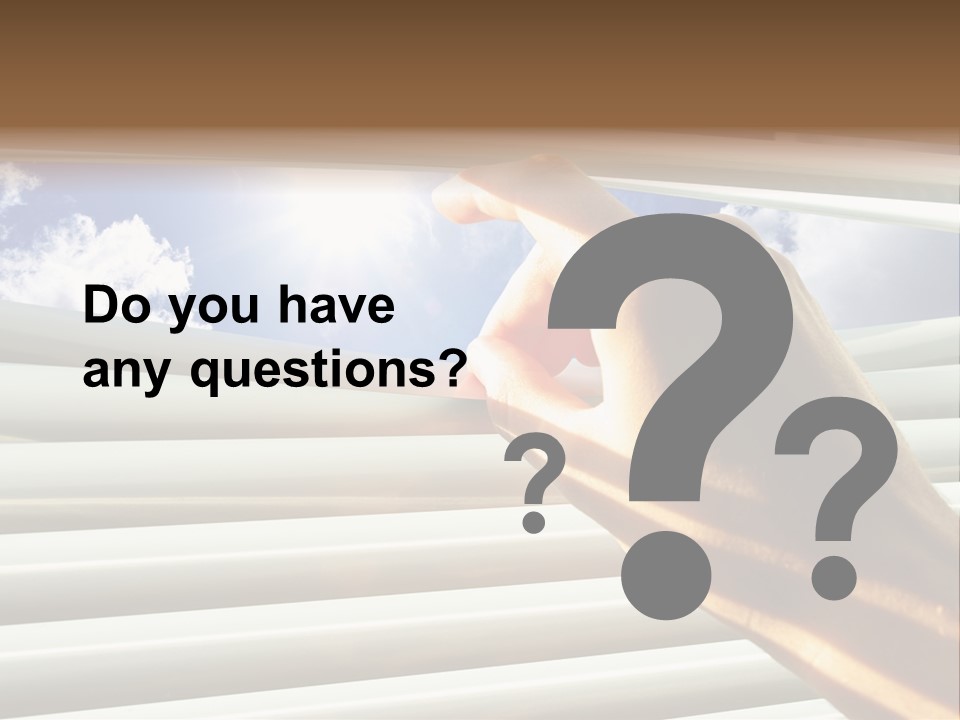 Jalousie Striped Cloud PowerPoint Template