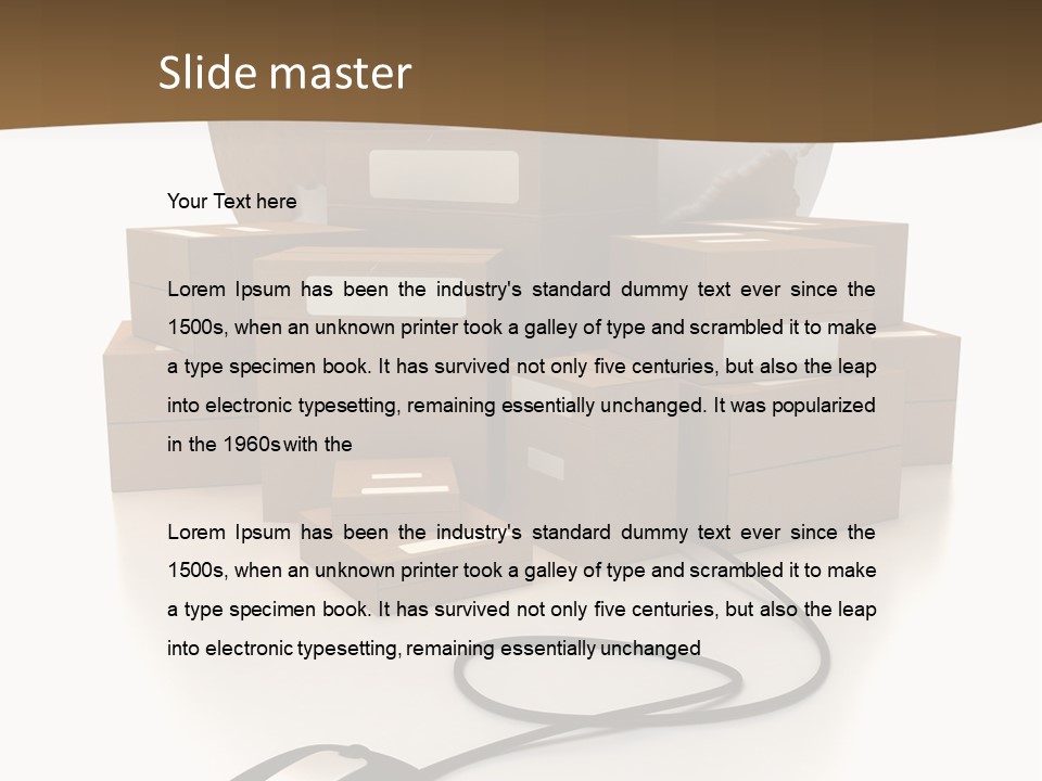 Estate Handle Global PowerPoint Template