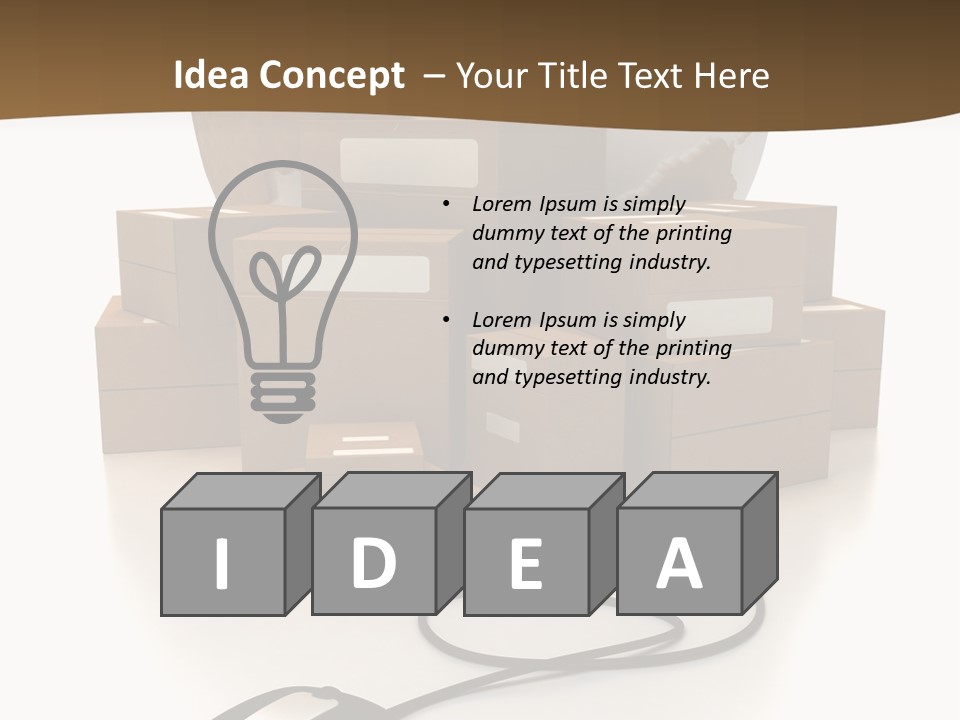 Estate Handle Global PowerPoint Template