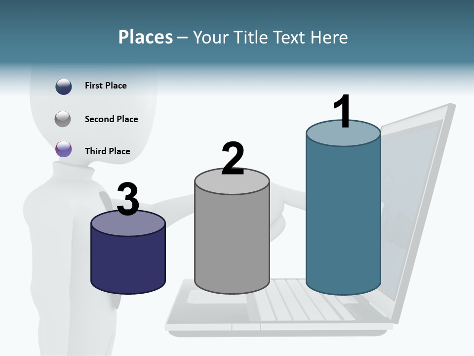 Partnership Man Commerce PowerPoint Template