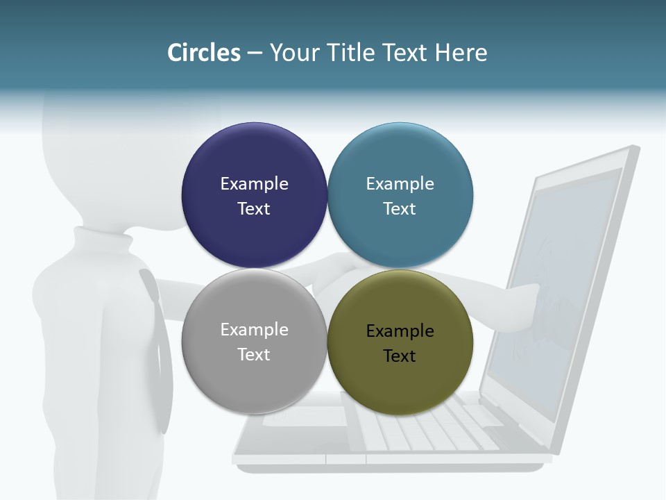 Partnership Man Commerce PowerPoint Template