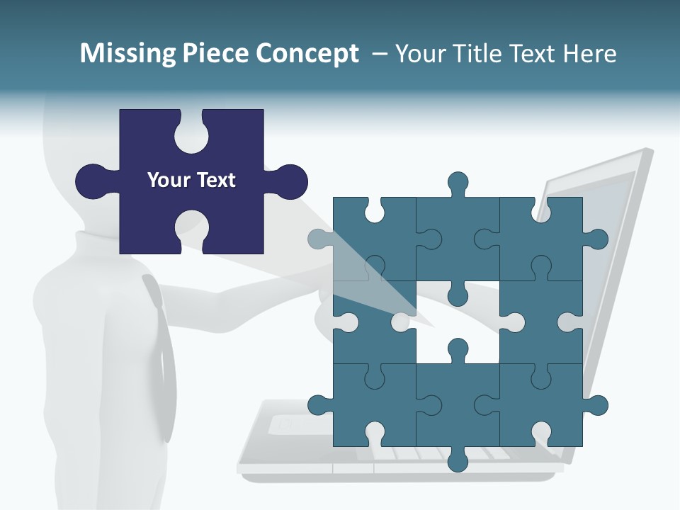 Partnership Man Commerce PowerPoint Template