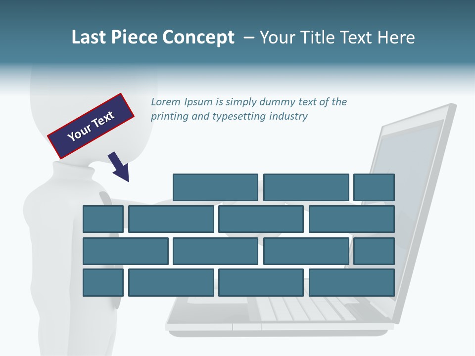 Partnership Man Commerce PowerPoint Template