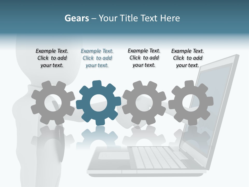 Partnership Man Commerce PowerPoint Template