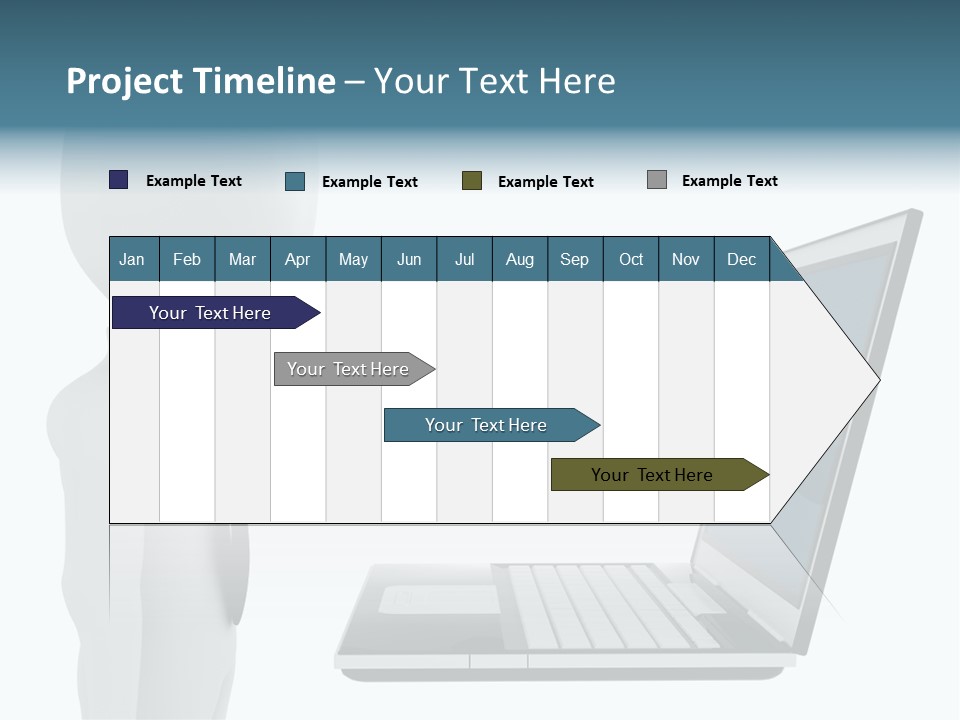 Partnership Man Commerce PowerPoint Template