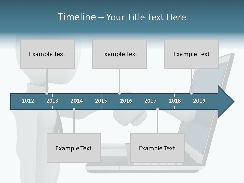 Partnership Man Commerce PowerPoint Template