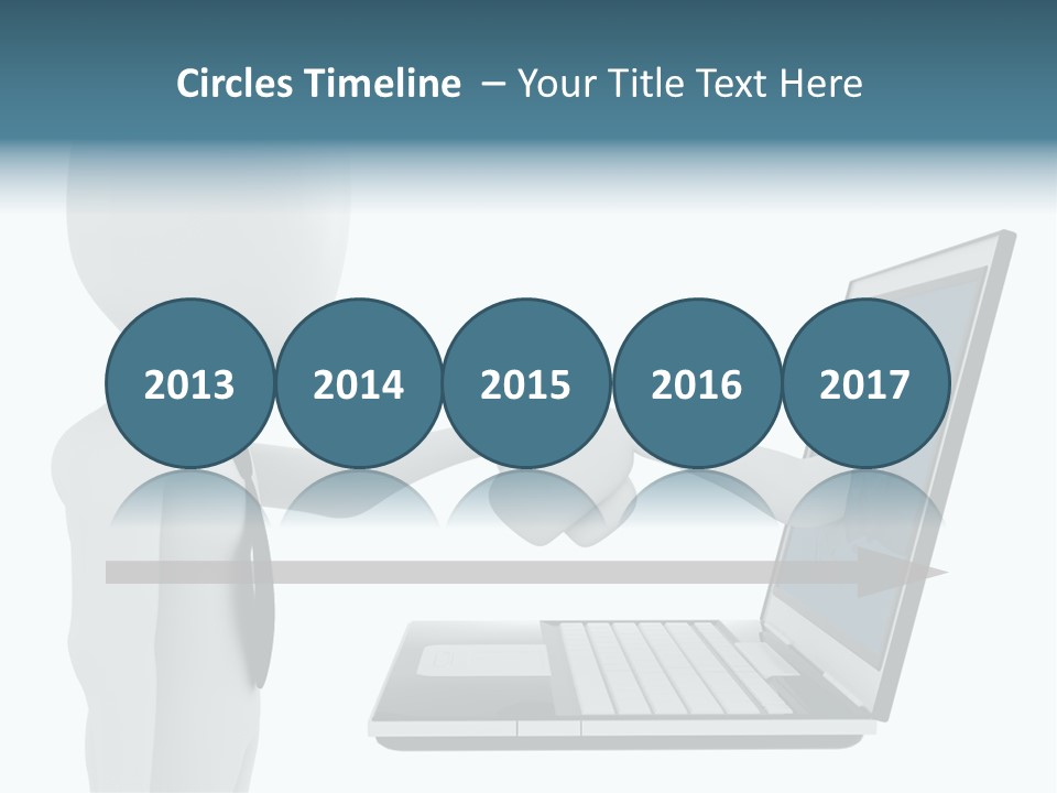 Partnership Man Commerce PowerPoint Template