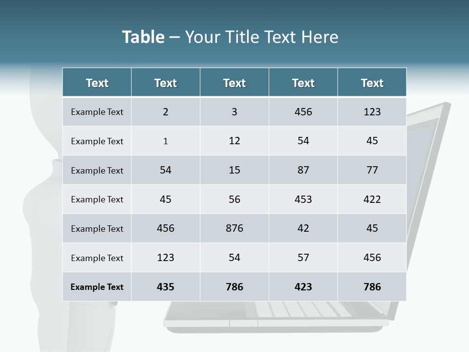 Partnership Man Commerce PowerPoint Template