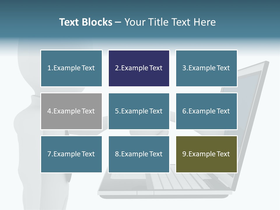 Partnership Man Commerce PowerPoint Template
