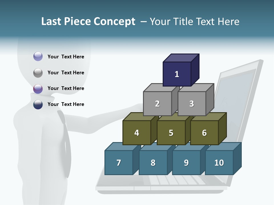 Partnership Man Commerce PowerPoint Template