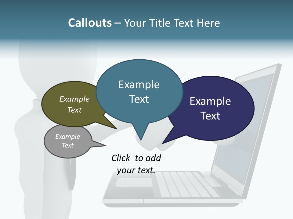 Partnership Man Commerce PowerPoint Template