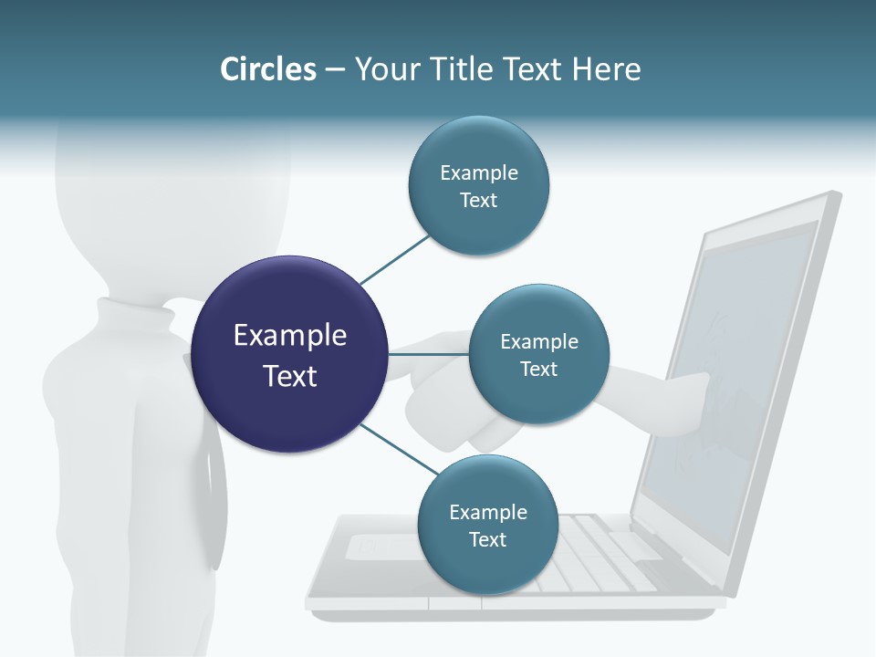 Partnership Man Commerce PowerPoint Template