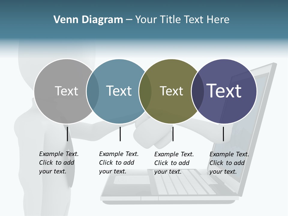Partnership Man Commerce PowerPoint Template