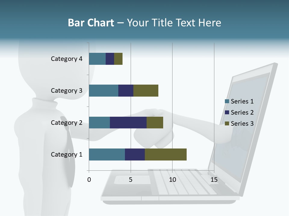Partnership Man Commerce PowerPoint Template